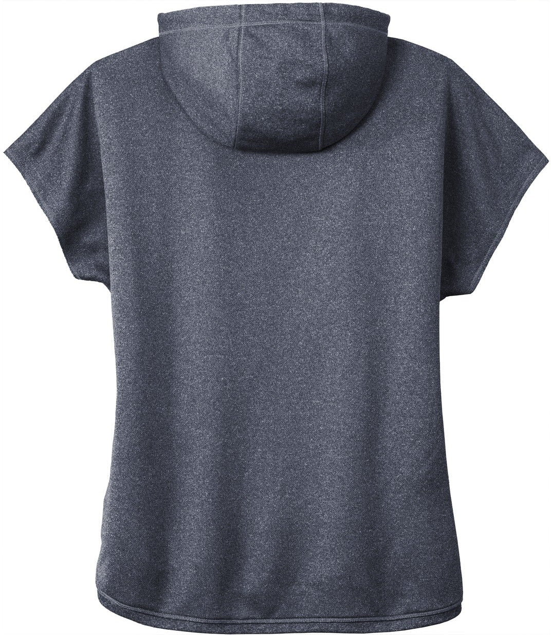 no-logo New Era Ladies Performance Terry Short Sleeve Hoodie-Regular-New Era-Thread Logic