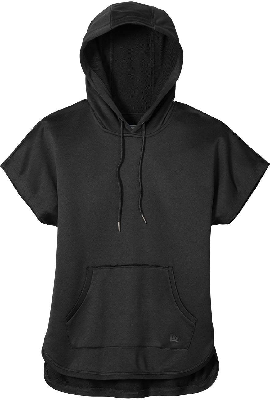 New Era Ladies Performance Terry Short Sleeve Hoodie