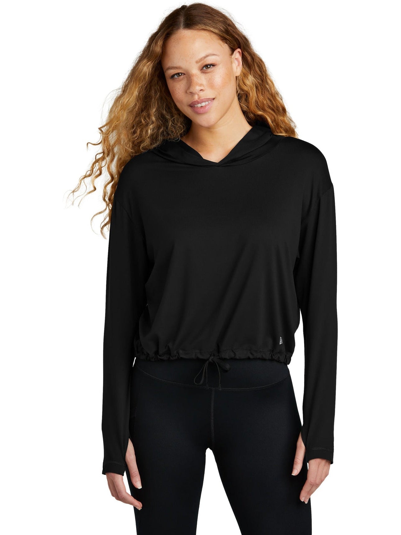 no-logo New Era Ladies Power Long Sleeve Hoodie-New-New Era-Thread Logic