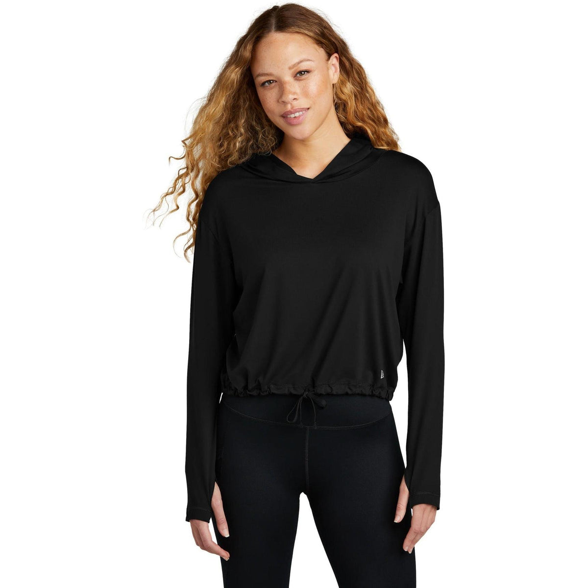 no-logo New Era Ladies Power Long Sleeve Hoodie-New-New Era-Thread Logic