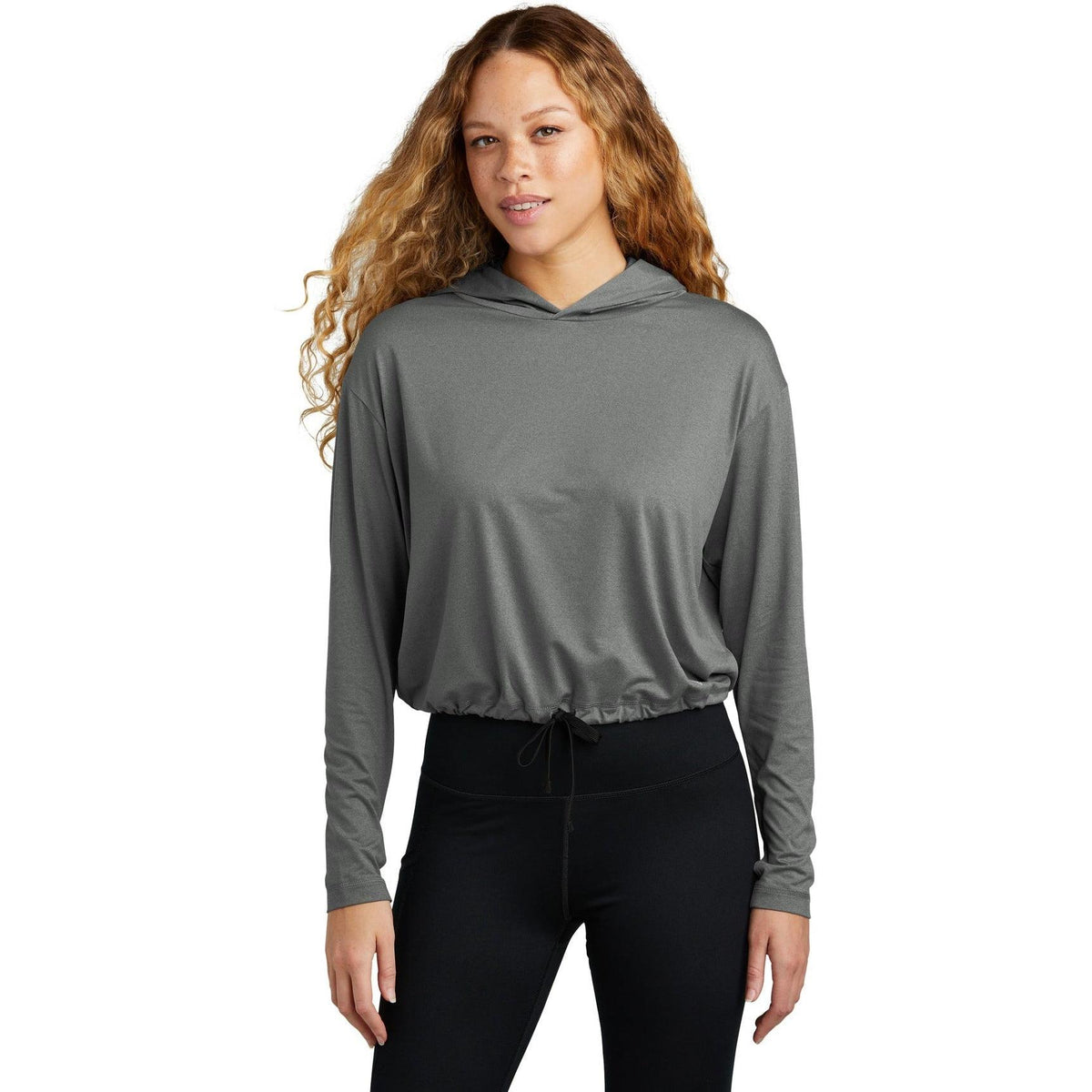 no-logo New Era Ladies Power Long Sleeve Hoodie-New-New Era-Thread Logic