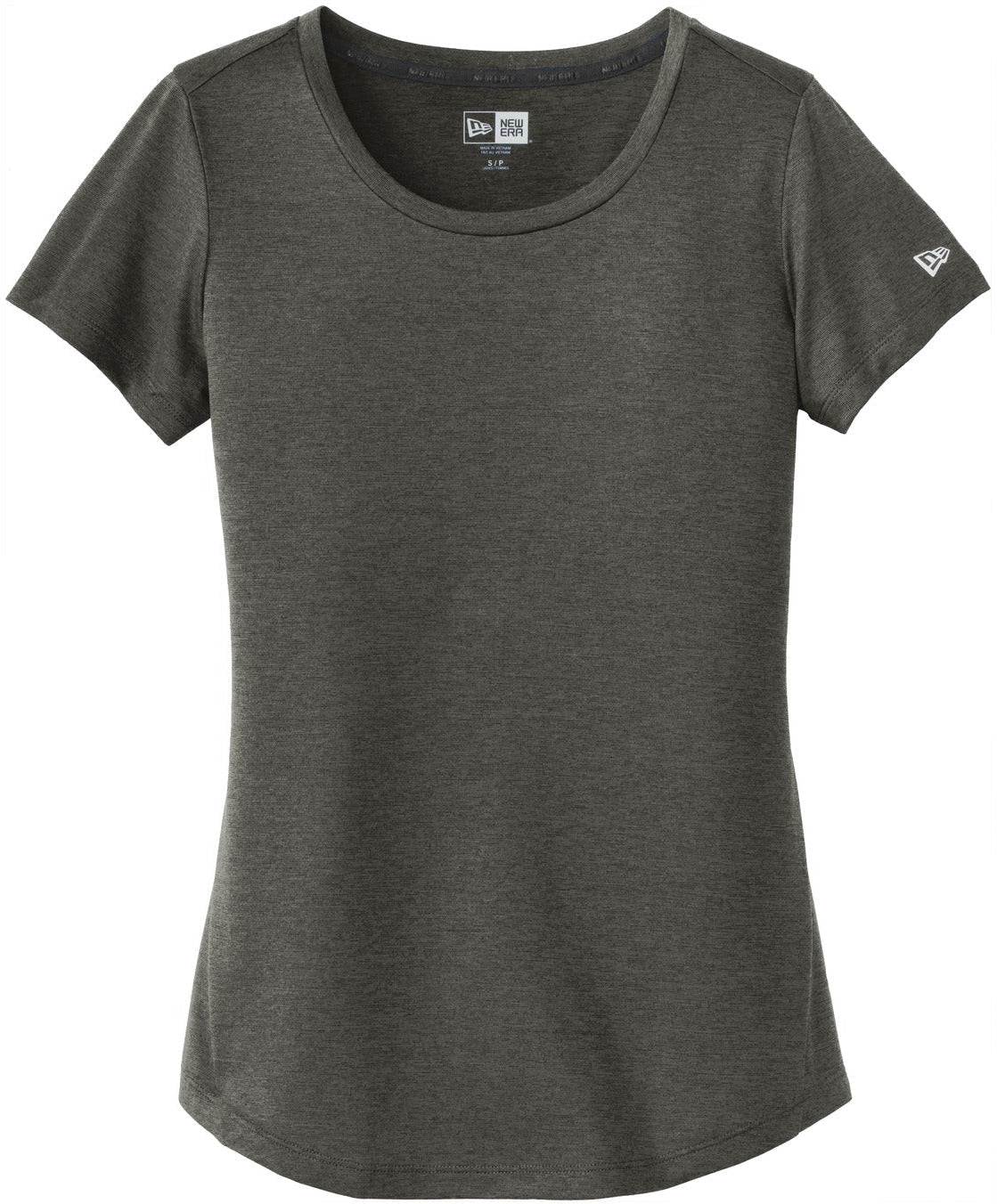 No-Logo CLOSEOUT - New Era Ladies Series Performance Scoop Tee-Polos-New Era-Graphite-S-Thread Logic