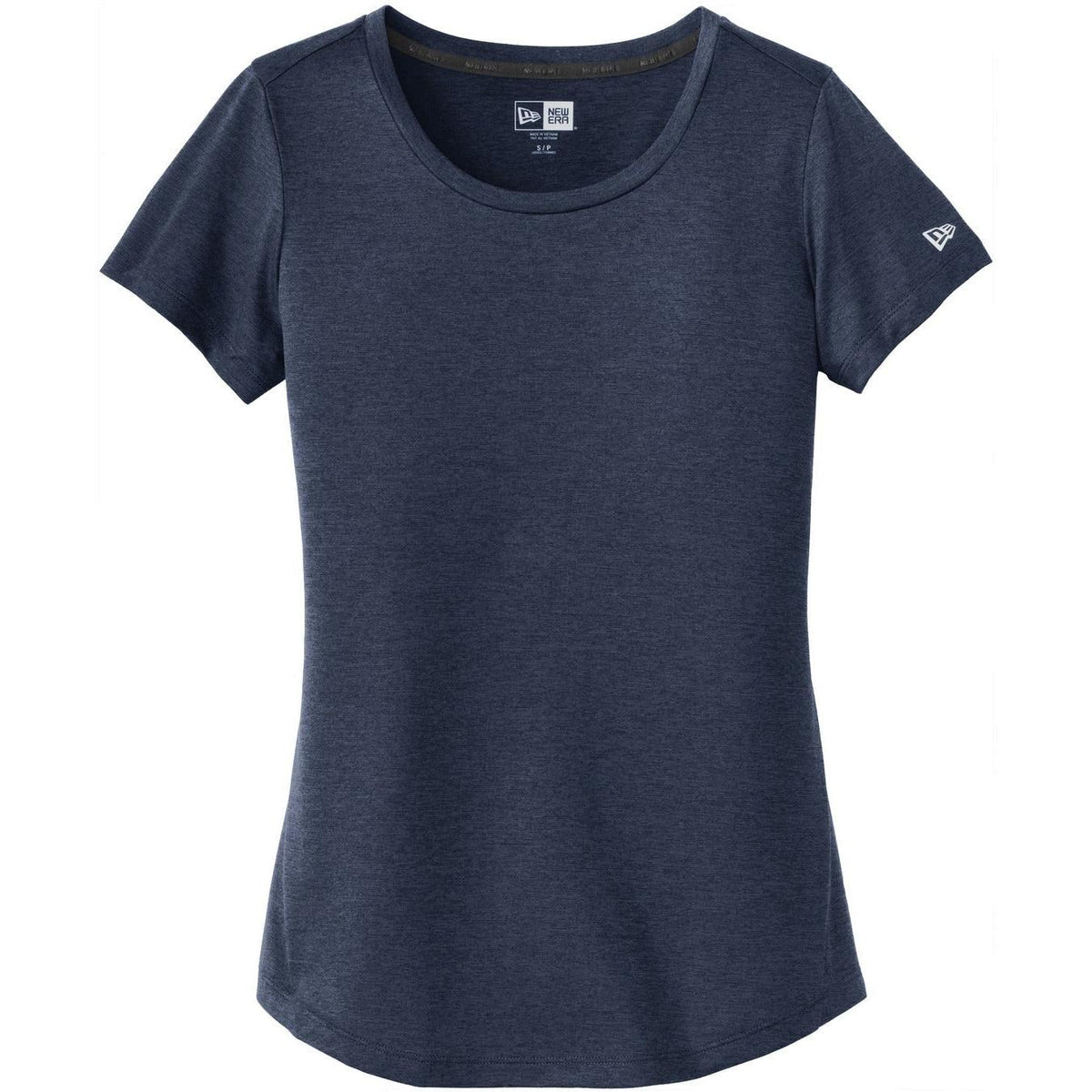no-logo CLOSEOUT - New Era Ladies Series Performance Scoop Tee-Polos-New Era-True Navy-S-Thread Logic