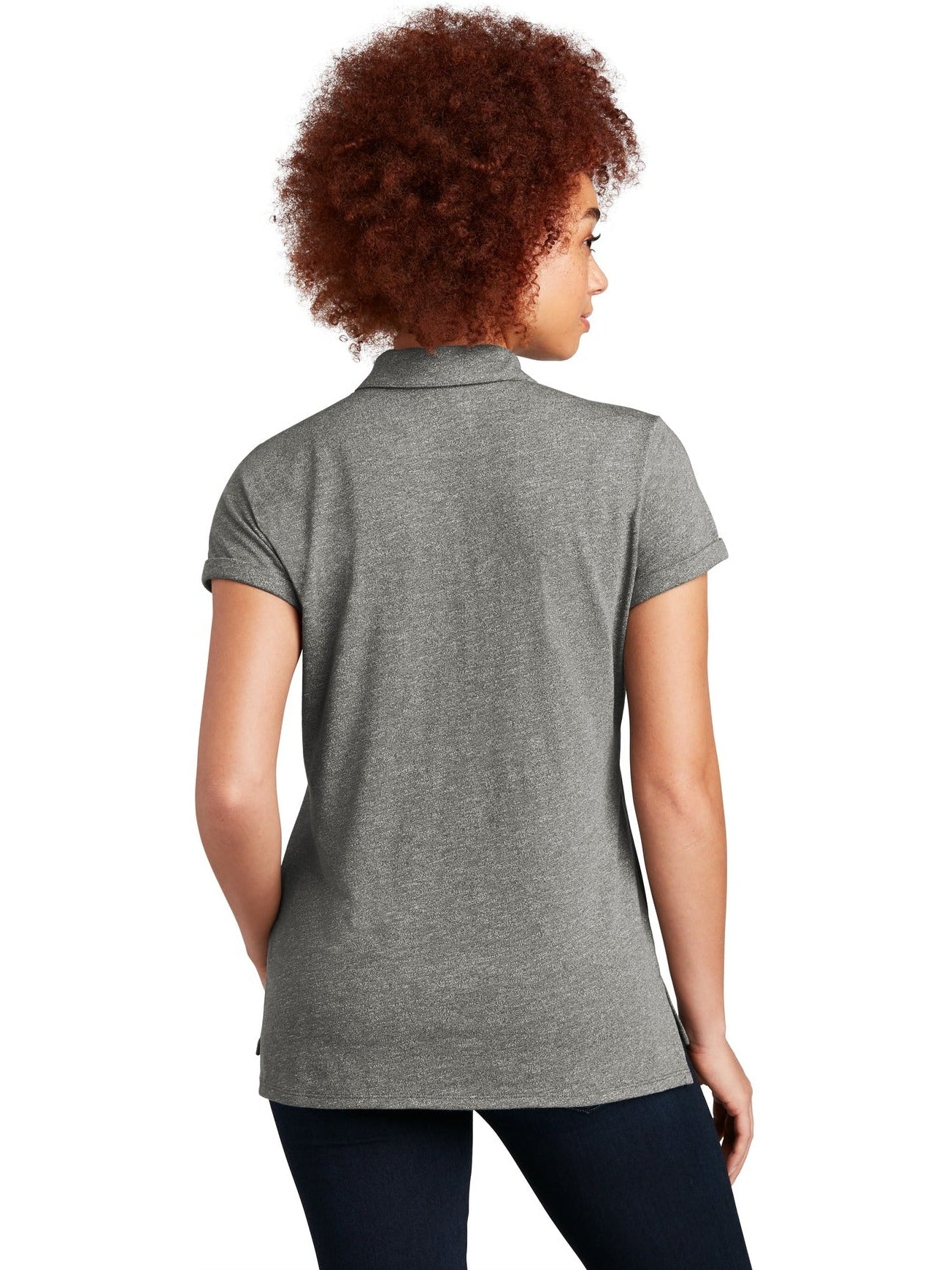 no-logo New Era Ladies Slub Twist Polo-Regular-New Era-Thread Logic