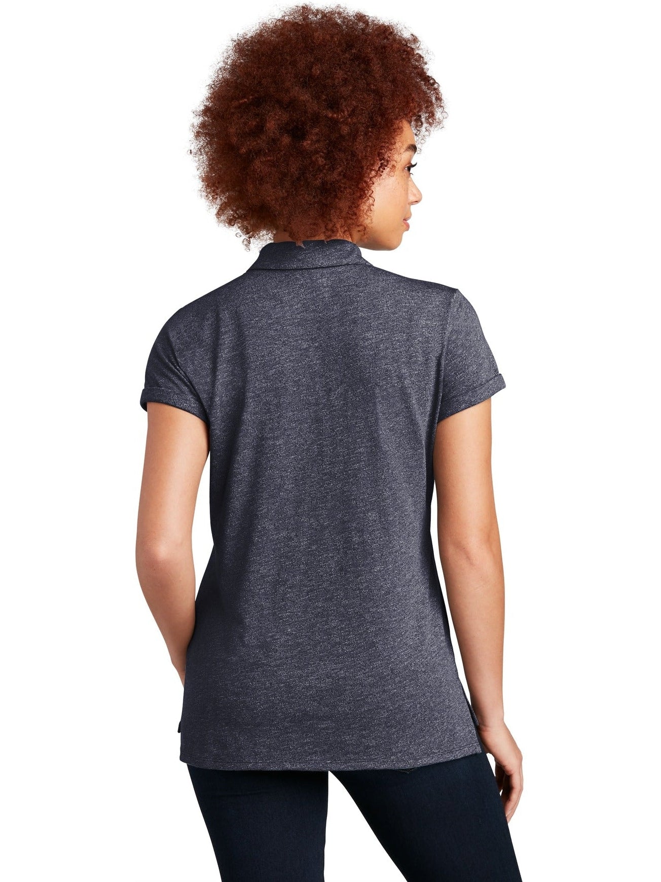 no-logo New Era Ladies Slub Twist Polo-Regular-New Era-Thread Logic