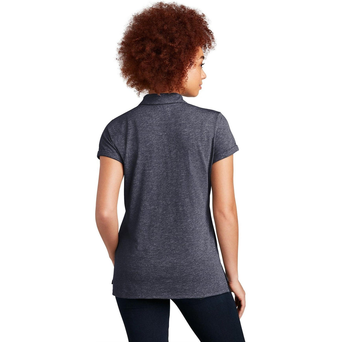 no-logo New Era Women's Slub Twist Polo-Regular-New Era-Thread Logic