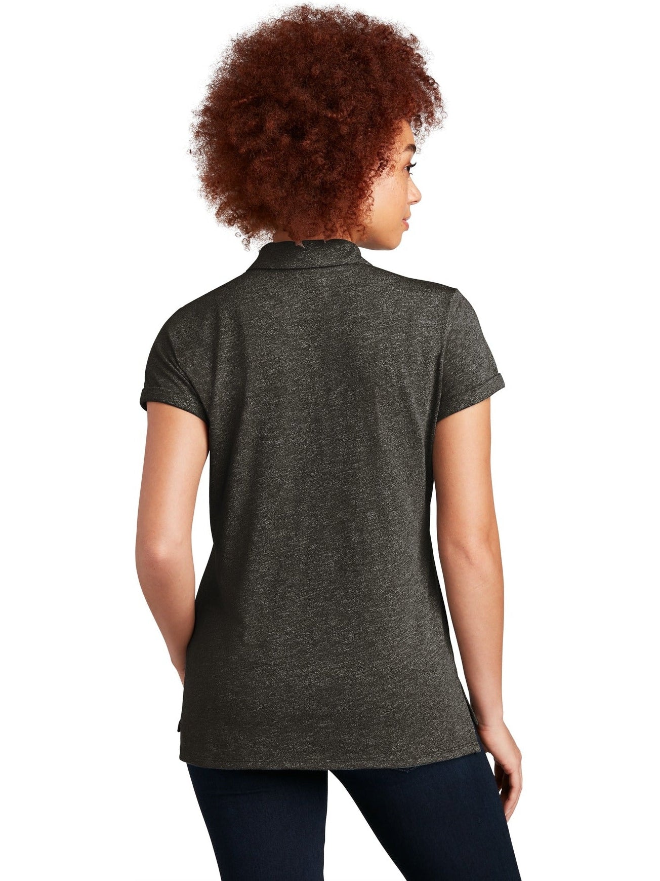 no-logo New Era Ladies Slub Twist Polo-Regular-New Era-Thread Logic