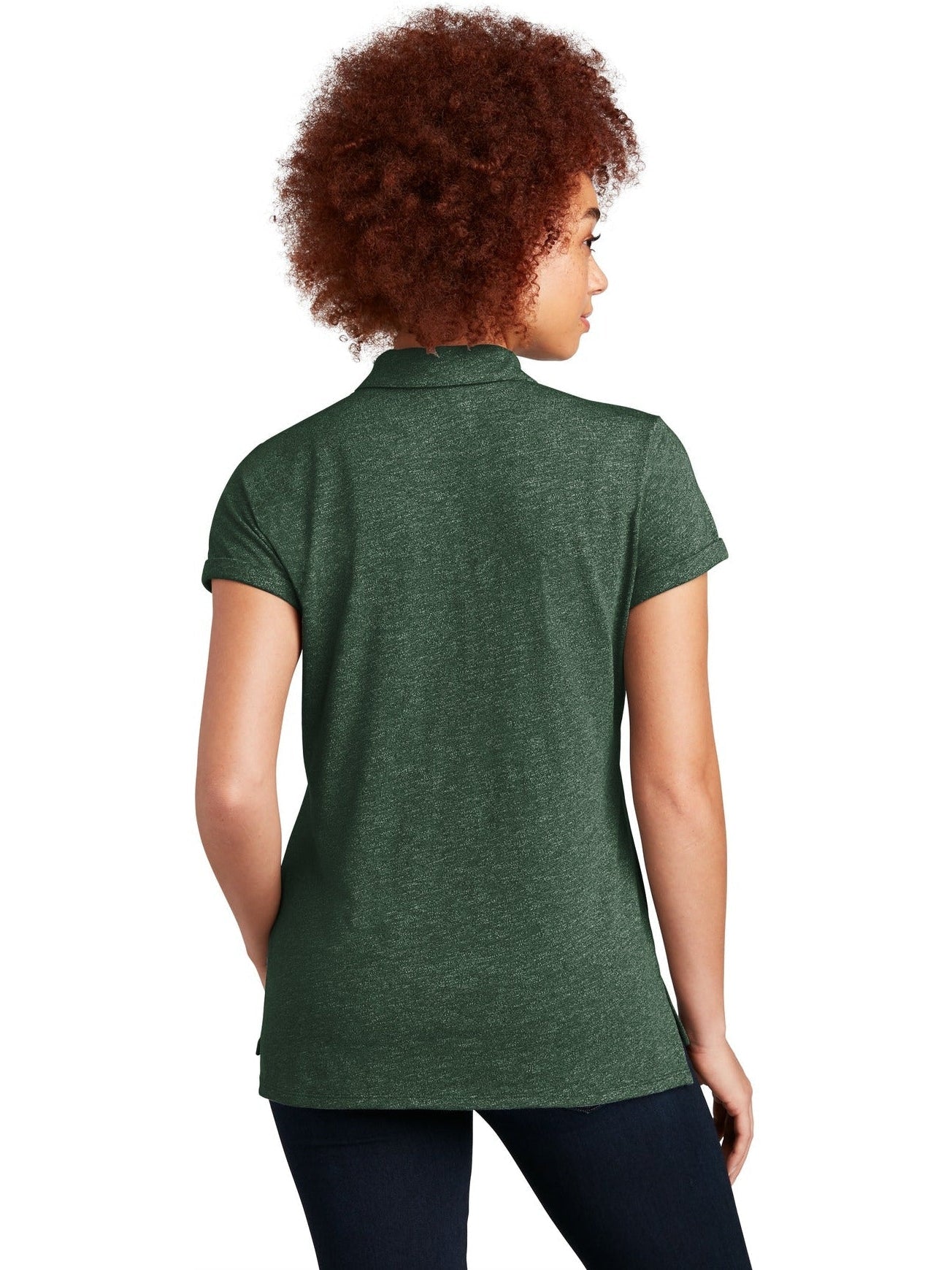 no-logo New Era Ladies Slub Twist Polo-Regular-New Era-Thread Logic