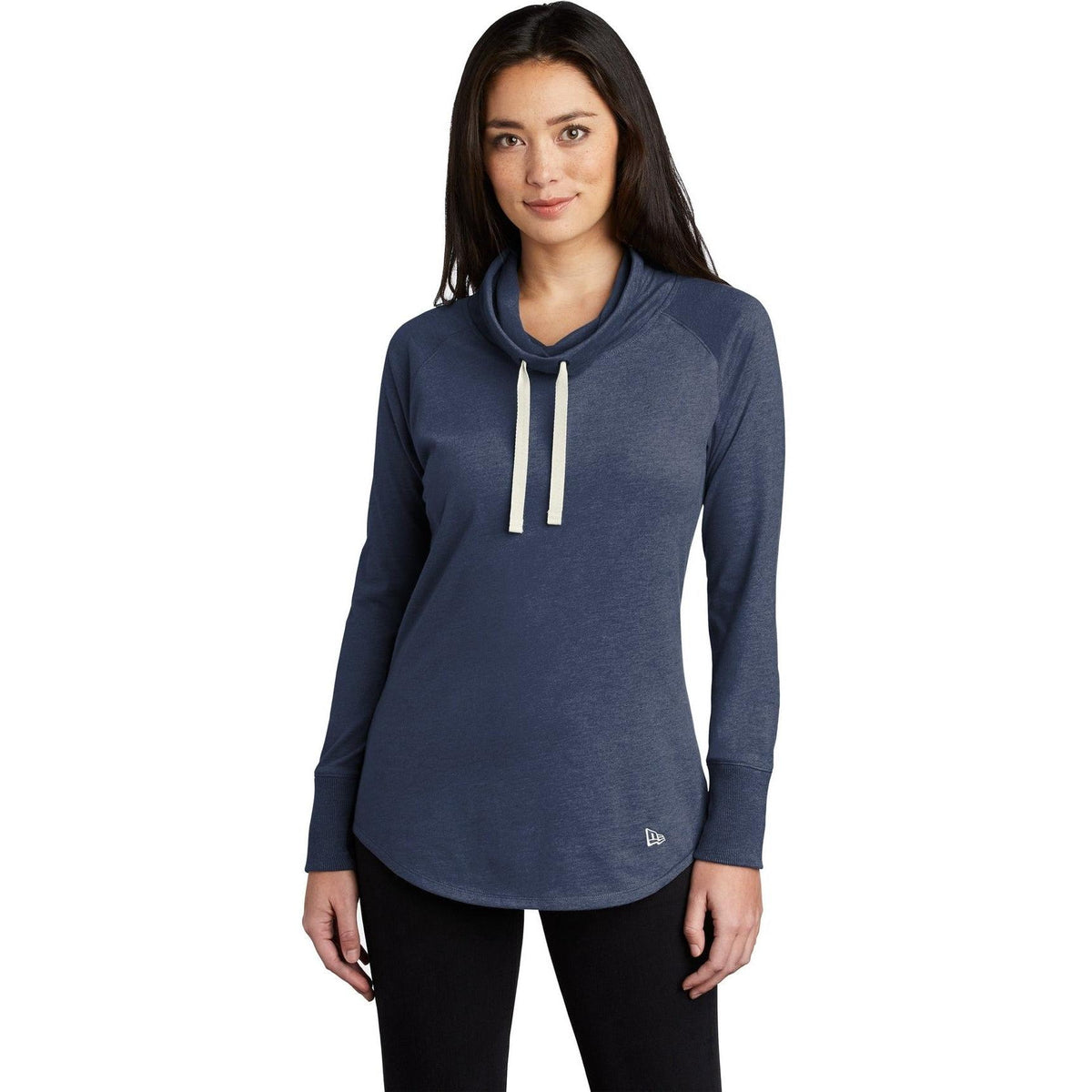 no-logo New Era Ladies Sueded Cotton Blend Cowl Tee-Regular-New Era-Thread Logic