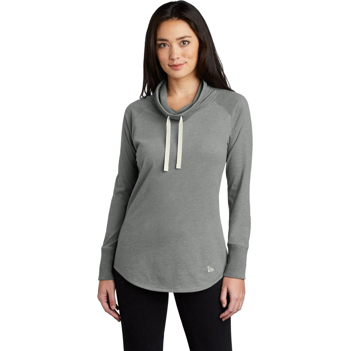 no-logo New Era Ladies Sueded Cotton Blend Cowl Tee-Regular-New Era-Thread Logic