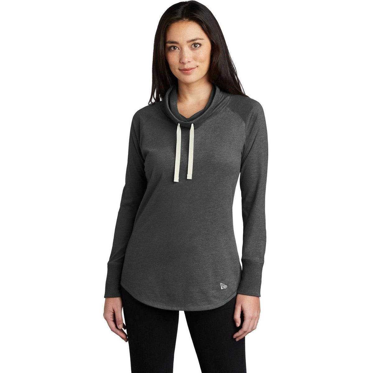 no-logo New Era Ladies Sueded Cotton Blend Cowl Tee-Regular-New Era-Thread Logic