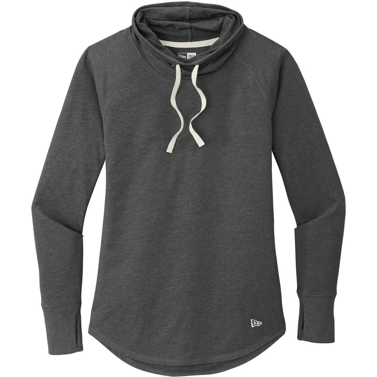 no-logo New Era Ladies Sueded Cotton Blend Cowl Tee