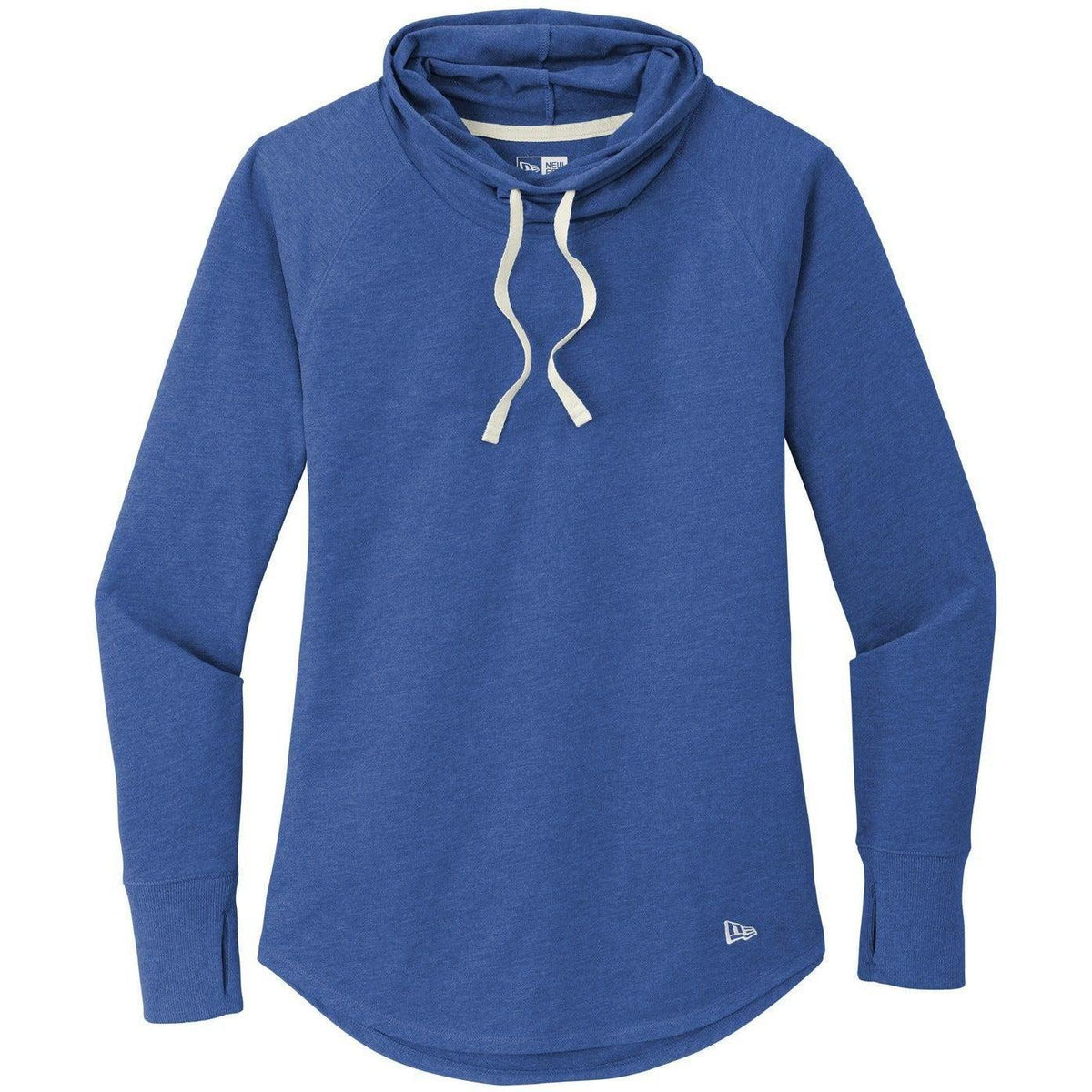 no-logo New Era Ladies Sueded Cotton Blend Cowl Tee