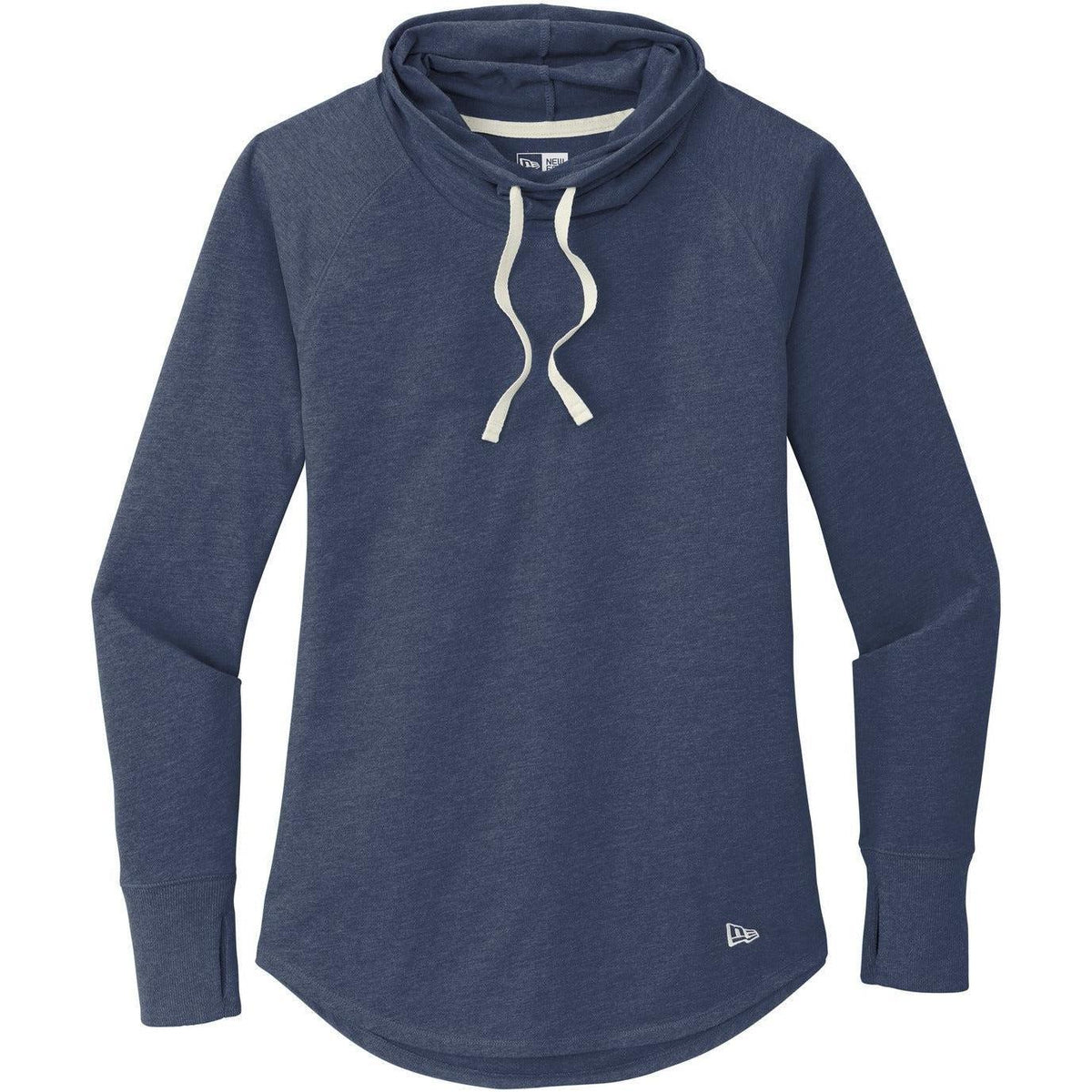 no-logo New Era Ladies Sueded Cotton Blend Cowl Tee