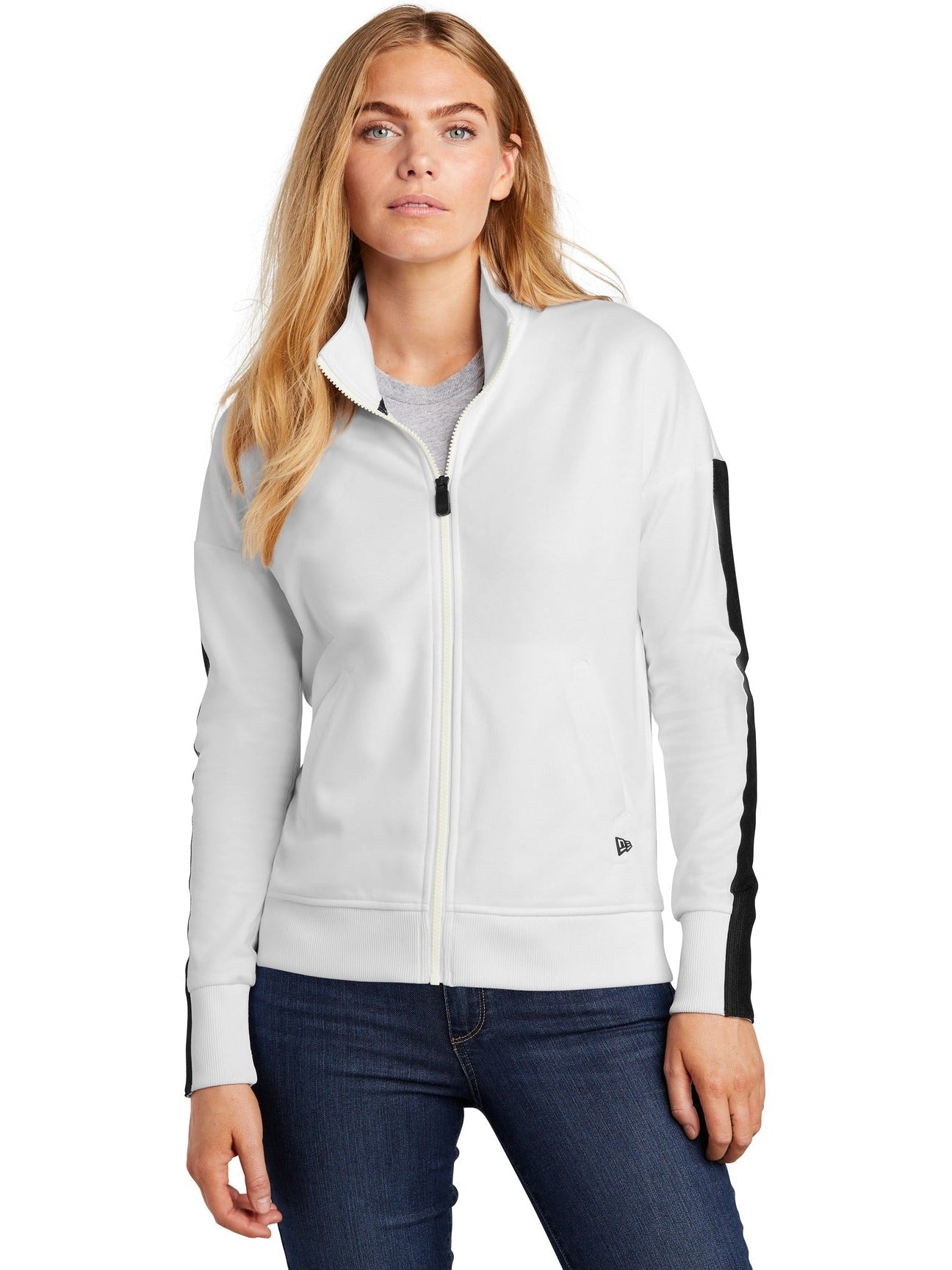 no-logo New Era Ladies Track Jacket-Regular-New Era-Thread Logic