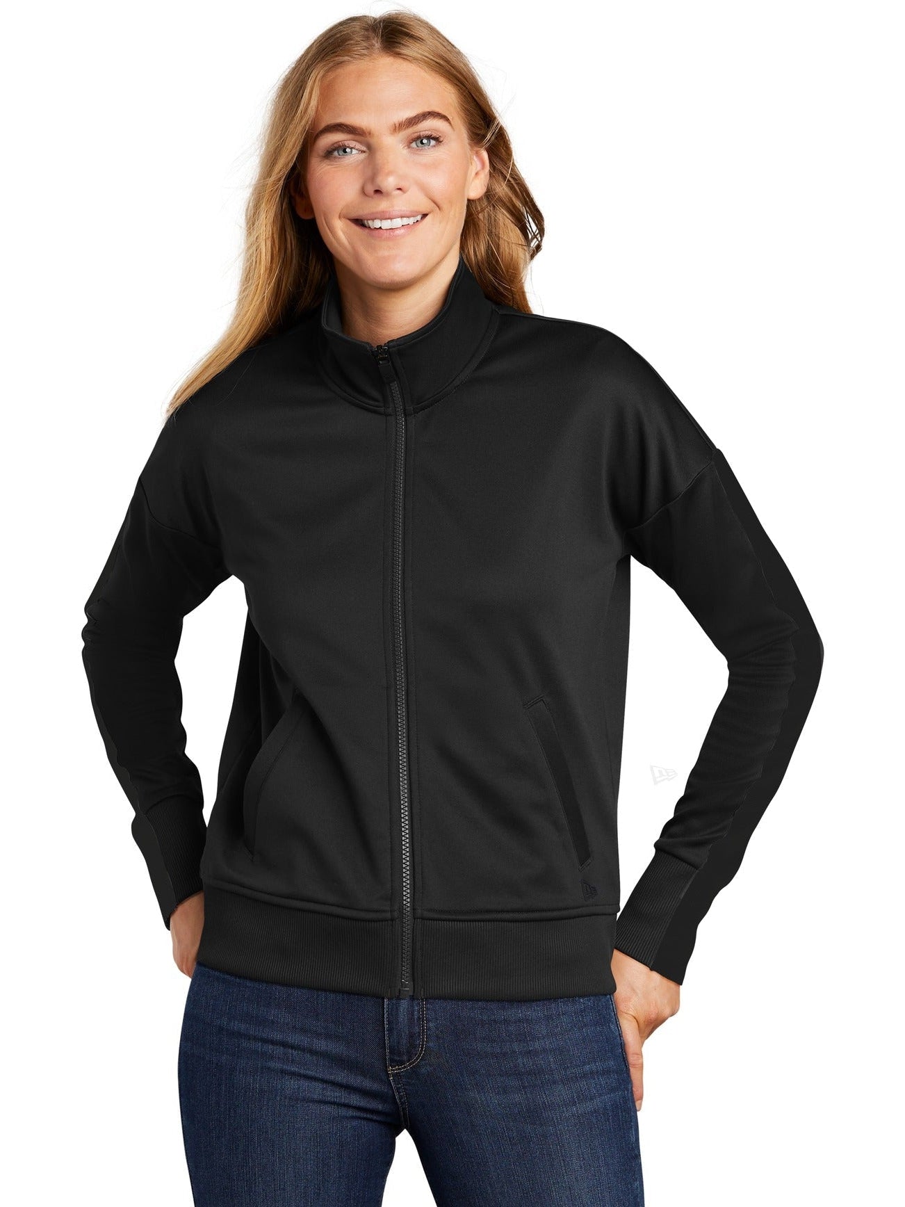 no-logo New Era Ladies Track Jacket-Regular-New Era-Thread Logic