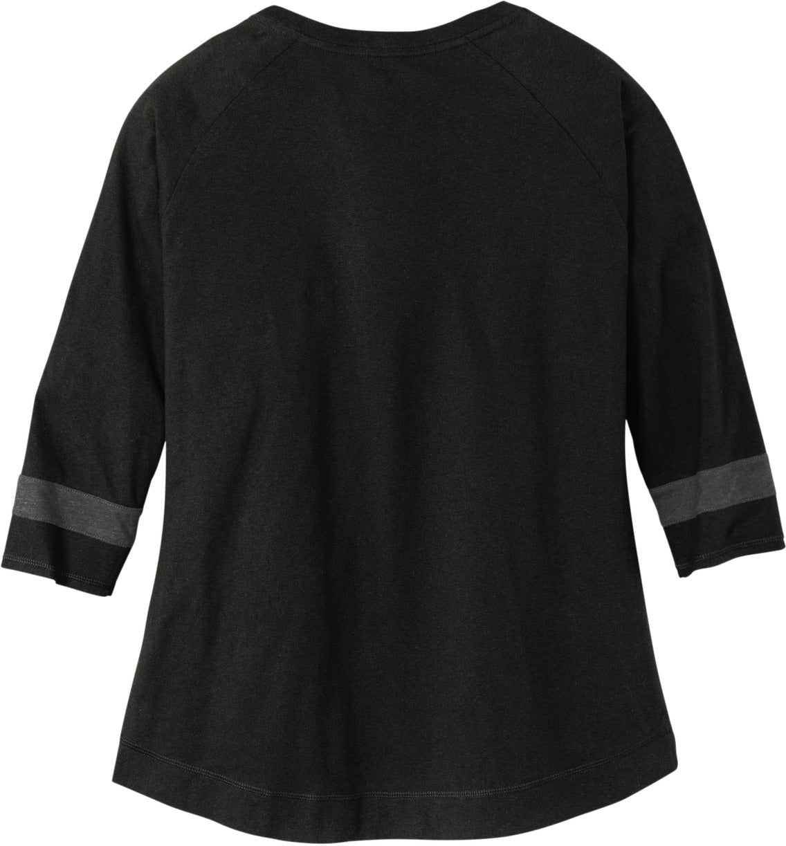 no-logo New Era Ladies Tri-Blend 3/4-Sleeve Tee-Regular-New Era-Thread Logic