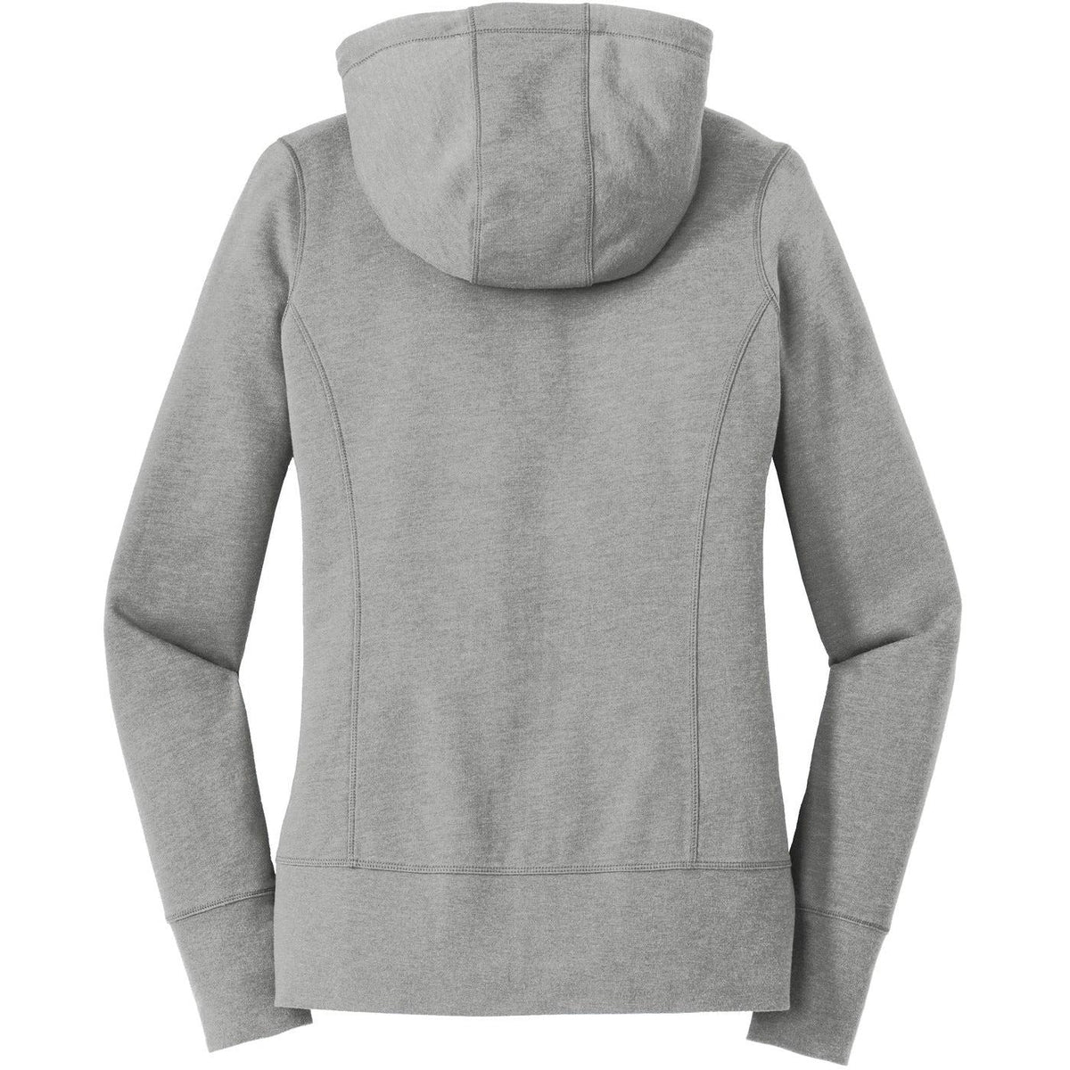 no-logo New Era Women's Tri-Blend Fleece Full-Zip Hoodie-Full Zips-New Era-Thread Logic