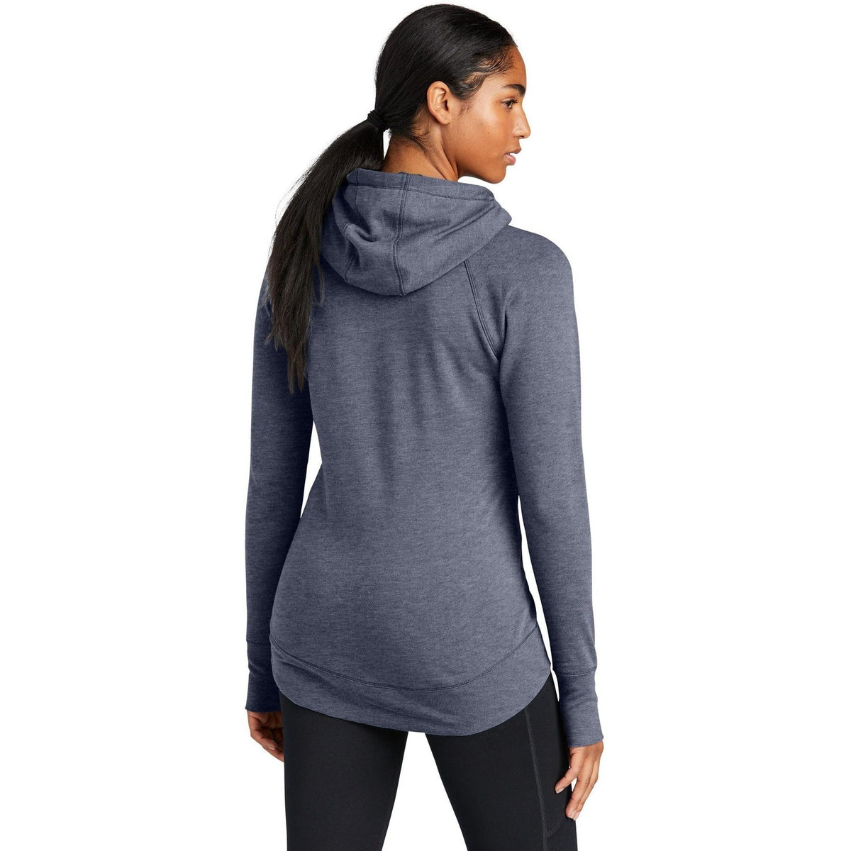 no-logo New Era Women's Tri-Blend Fleece Pullover Hoodie-Hoodies-New Era-Thread Logic