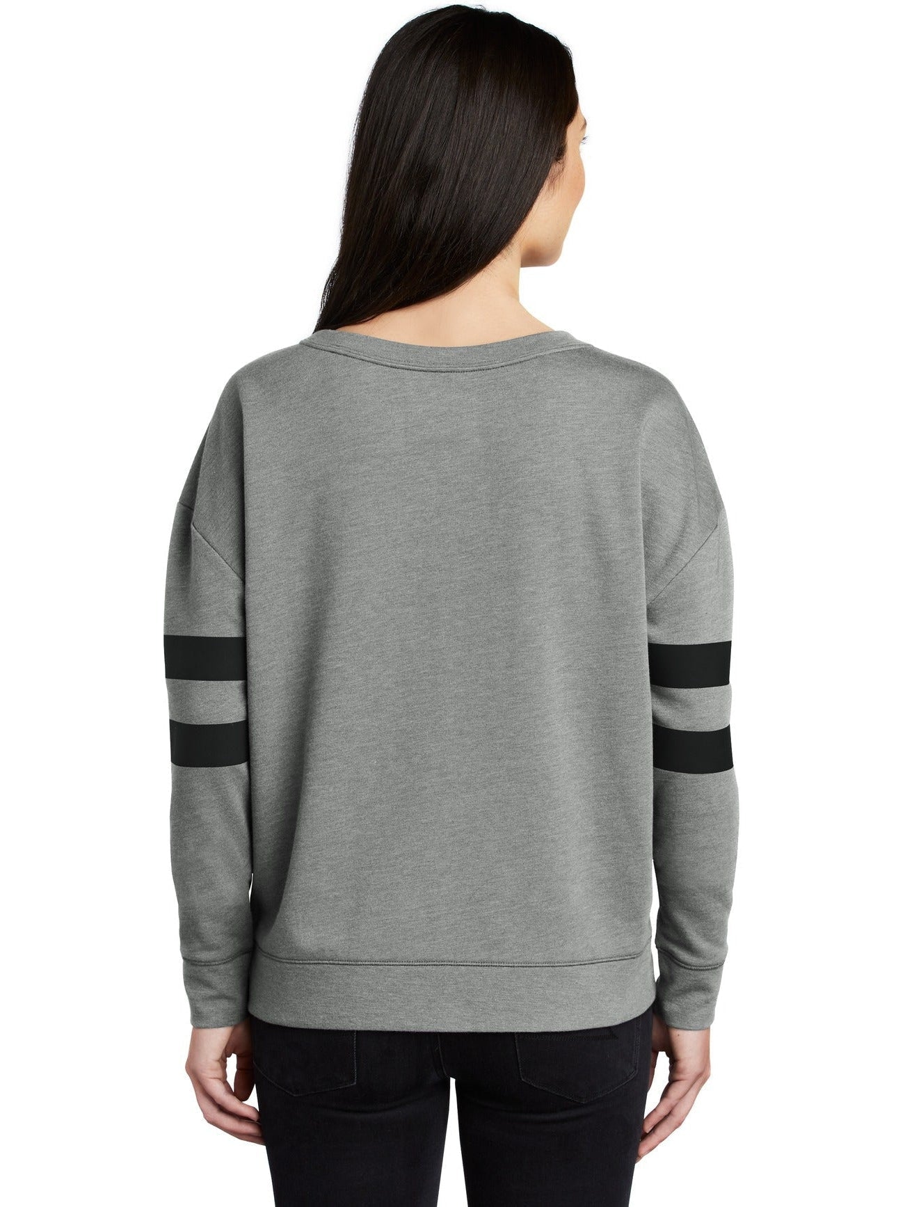 no-logo New Era Ladies Tri-Blend Fleece Varsity Crew-Active-New Era-Thread Logic