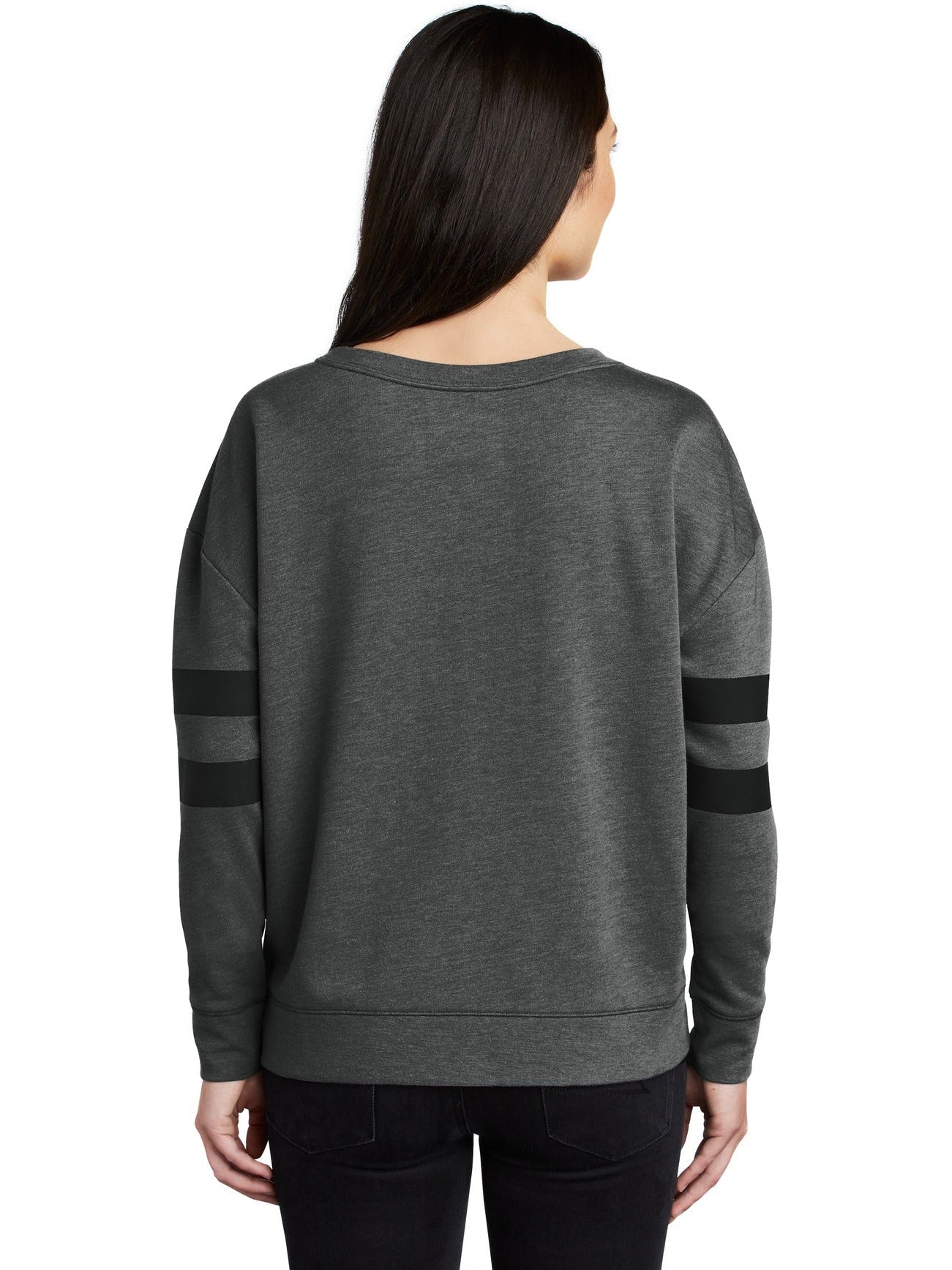 no-logo New Era Ladies Tri-Blend Fleece Varsity Crew-Active-New Era-Thread Logic