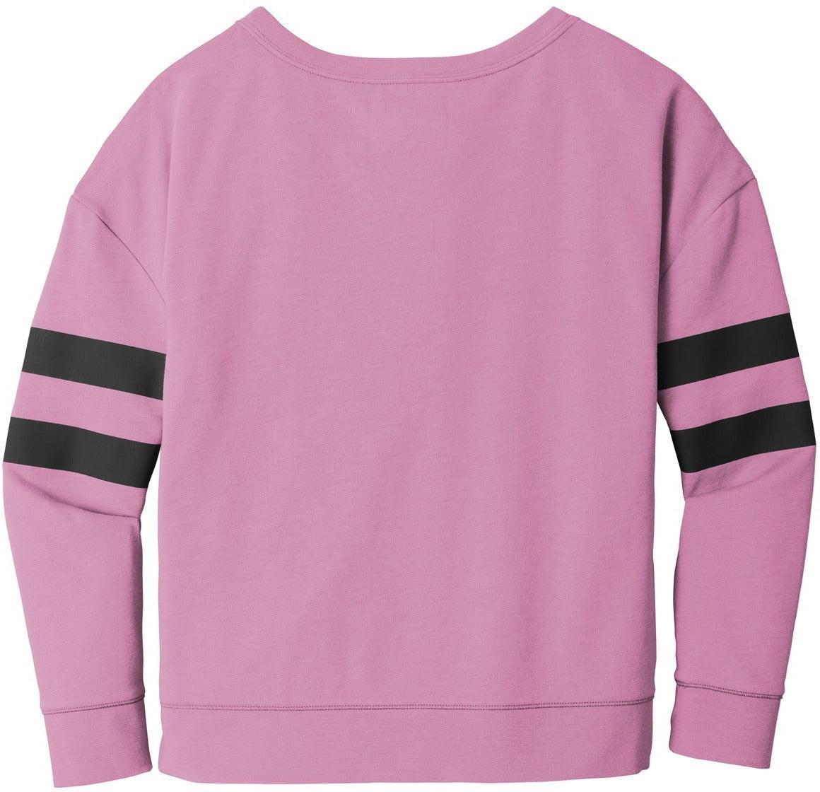 no-logo New Era Ladies Tri-Blend Fleece Varsity Crew-Active-New Era-Thread Logic