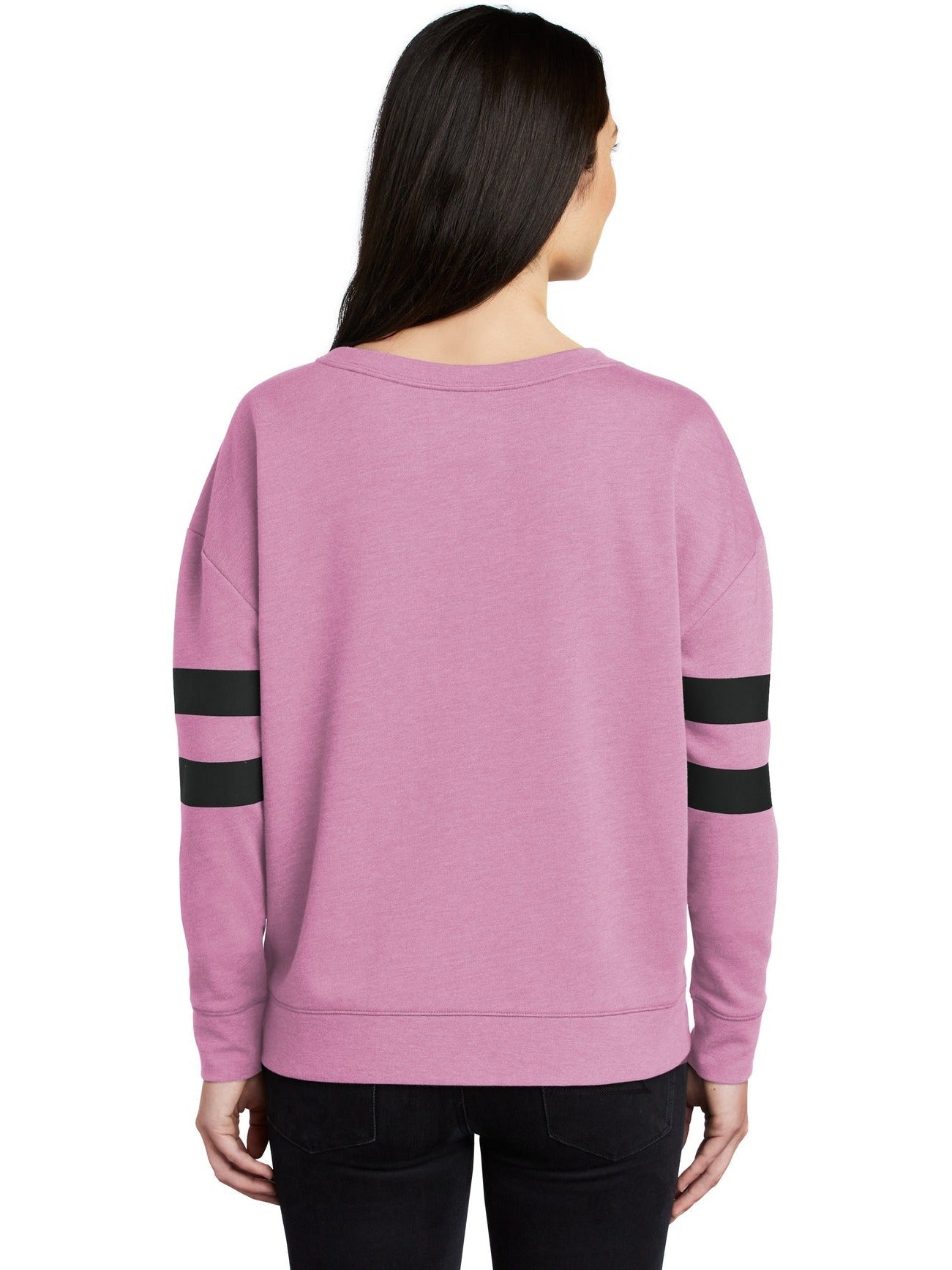 no-logo New Era Ladies Tri-Blend Fleece Varsity Crew-Active-New Era-Thread Logic