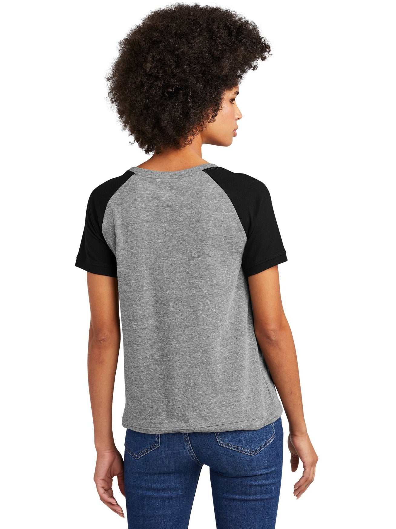 no-logo New Era Ladies Tri-Blend Performance Cinch Tee-Active-New Era-Thread Logic