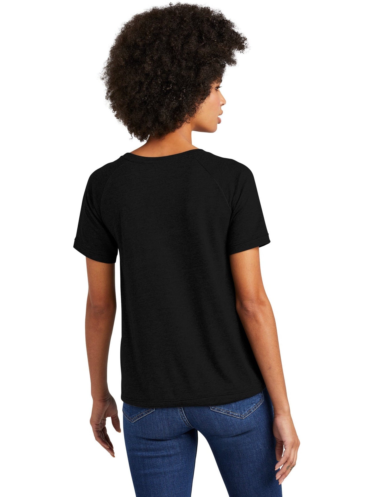 no-logo New Era Ladies Tri-Blend Performance Cinch Tee-Active-New Era-Thread Logic