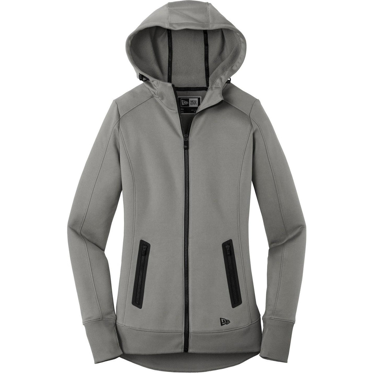 no-logo New Era Ladies Venue Fleece Full-Zip Hoodie