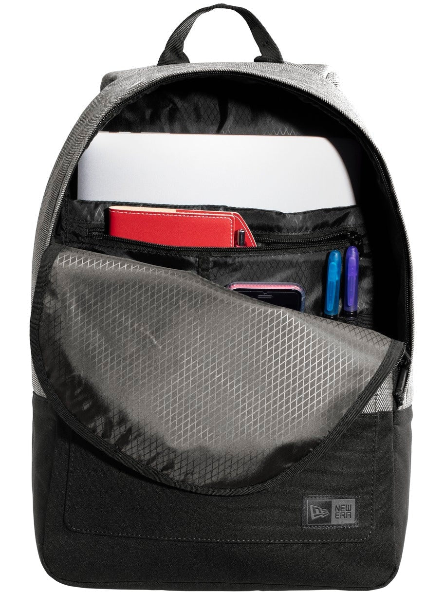 no-logo New Era Legacy Backpack-Regular-New Era-Black Twill Heather/Black-Thread Logic