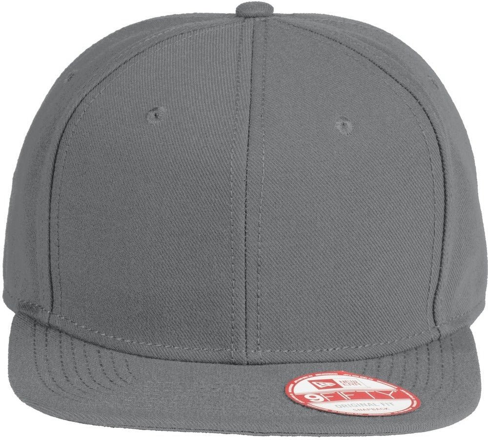 New Era Original Fit Flat Bill Snapback Cap-Active-New Era-Graphite-OSFA-Thread Logic