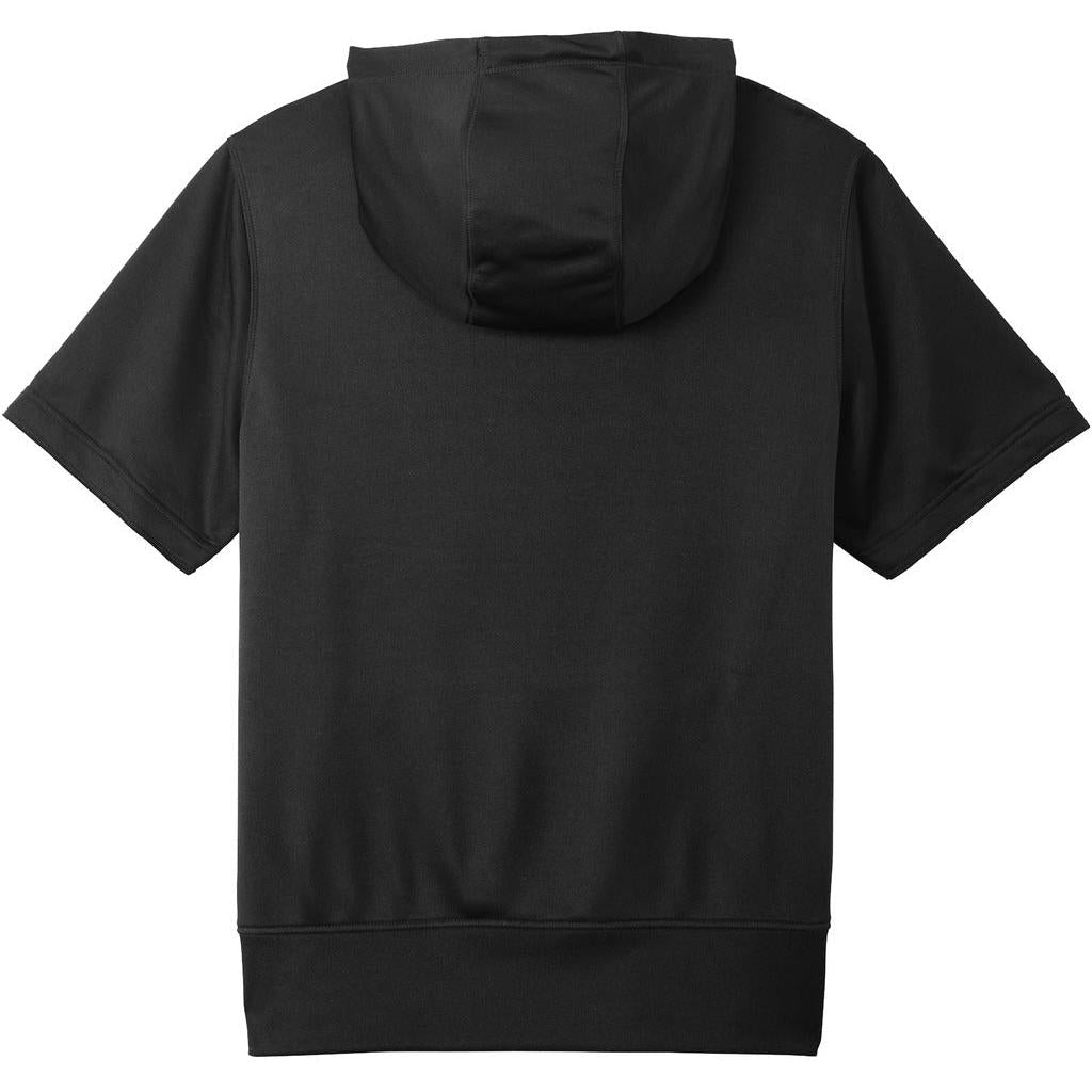 no-logo New Era Performance Terry Short Sleeve Hoodie-Regular-New Era-Thread Logic