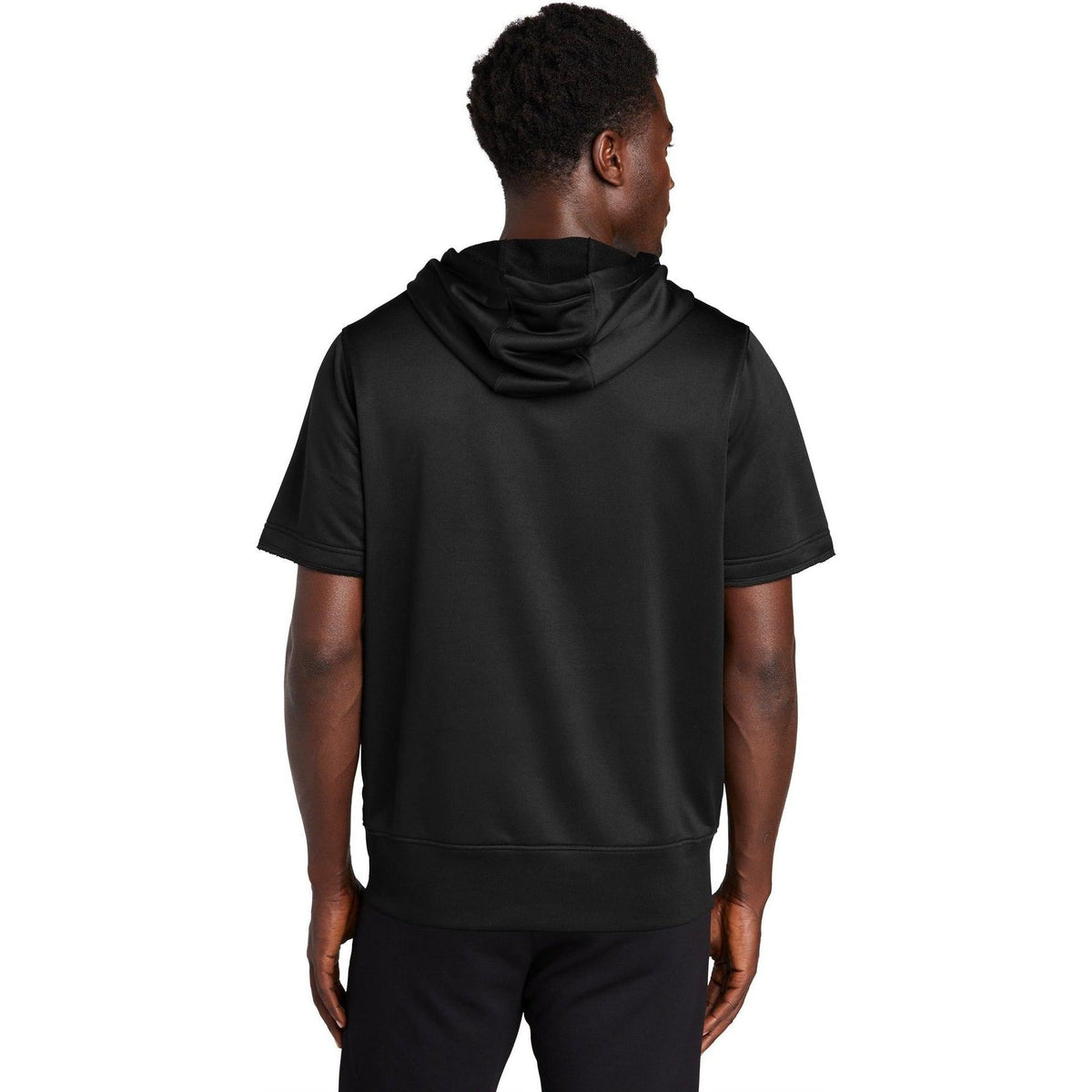 no-logo New Era Performance Terry Short Sleeve Hoodie-Regular-New Era-Thread Logic