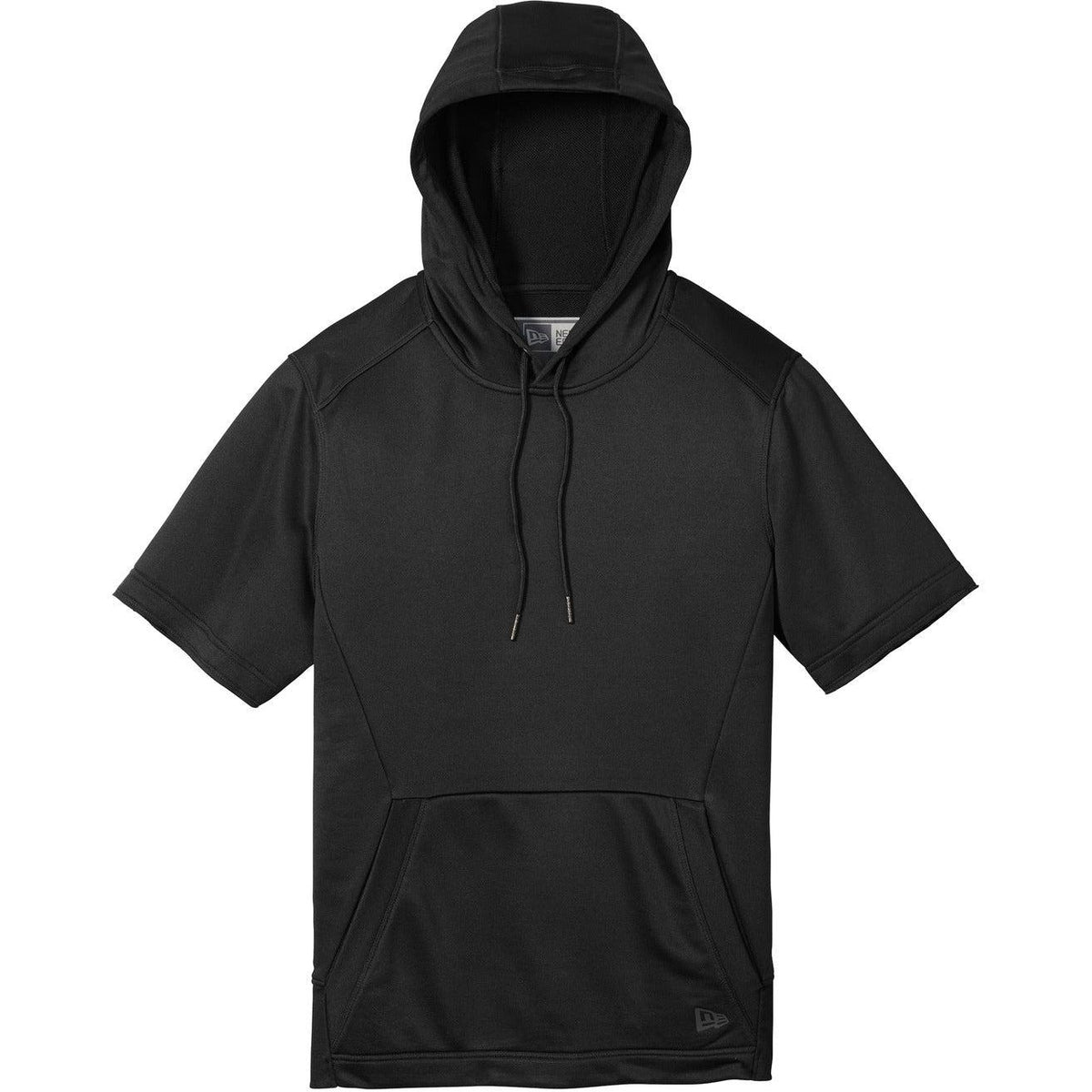 no-logo New Era Performance Terry Short Sleeve Hoodie
