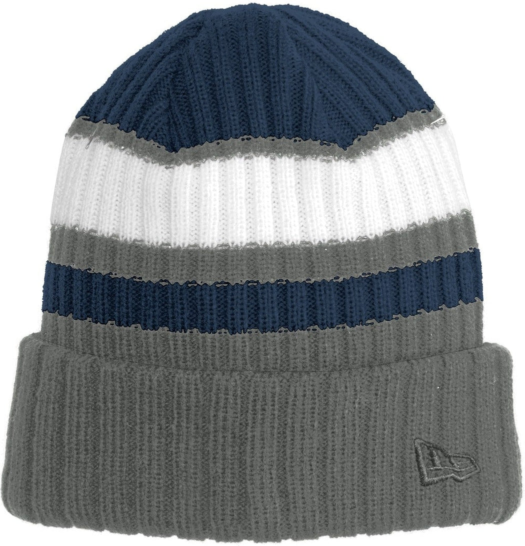 New Era Ribbed Tailgate Beanie-Regular-New Era-Navy/Graphite-OSFA-Thread Logic