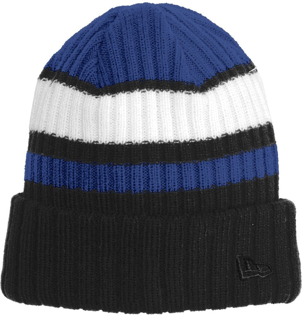 New Era Ribbed Tailgate Beanie-Regular-New Era-Royal/Black-OSFA-Thread Logic