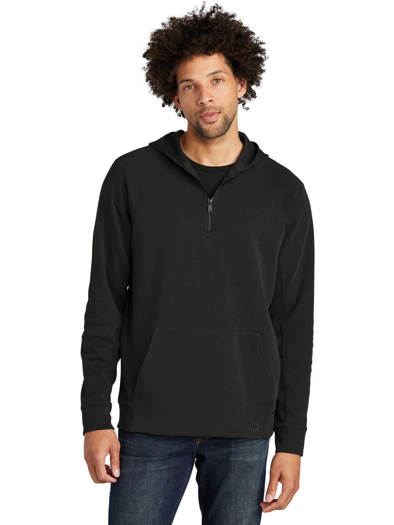 no-logo New Era STS 1/4-Zip Hoodie-Regular-New Era-Thread Logic