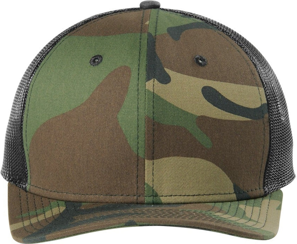 New Era Snapback Low Profile Trucker Cap-Regular-New Era-Camo/Black-OSFA-Thread Logic