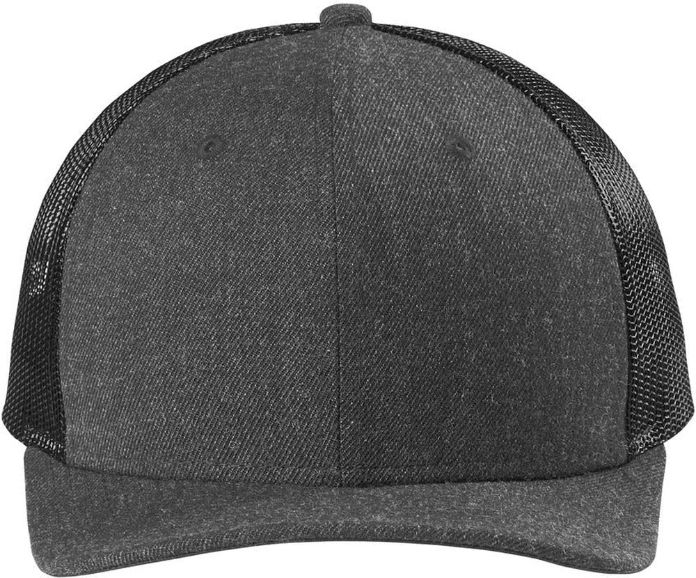 New Era Snapback Low Profile Trucker Cap-Regular-New Era-Heather Graphite/Black-OSFA-Thread Logic