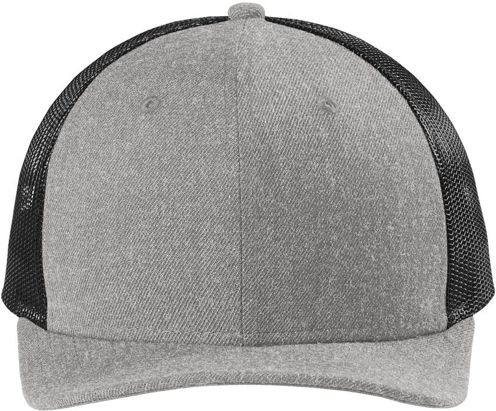 New Era Snapback Low Profile Trucker Cap-Regular-New Era-Heather Grey/Black-OSFA-Thread Logic