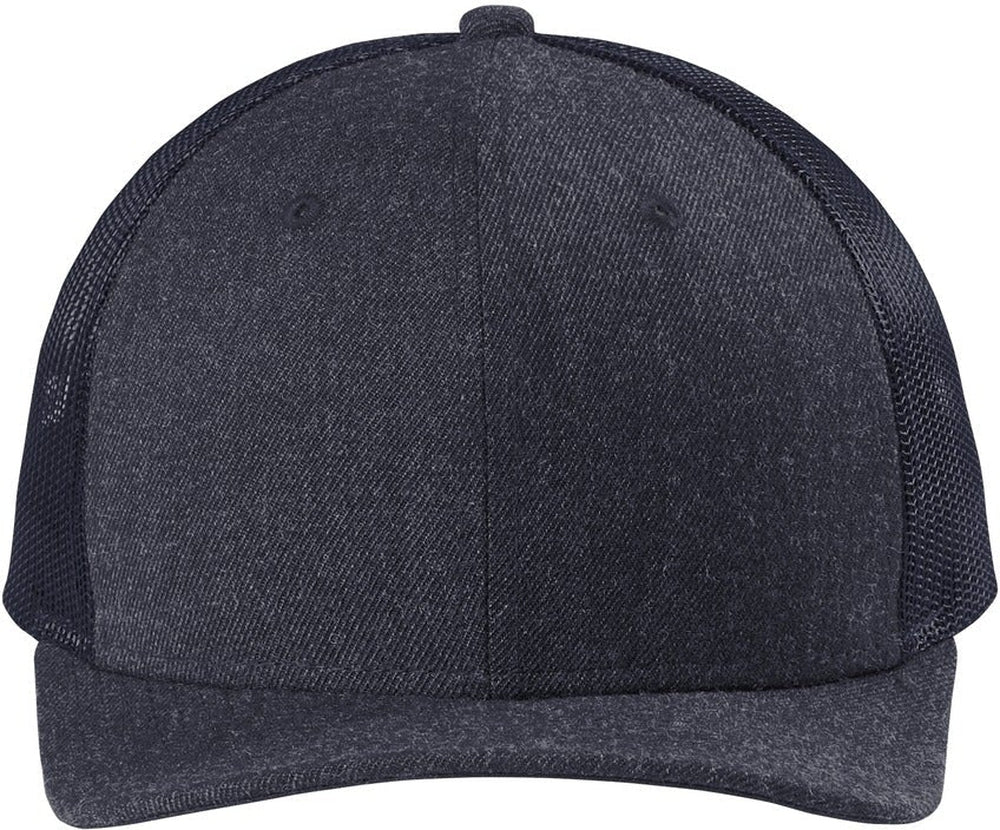 New Era Snapback Low Profile Trucker Cap-Regular-New Era-Heather Navy/Navy-OSFA-Thread Logic