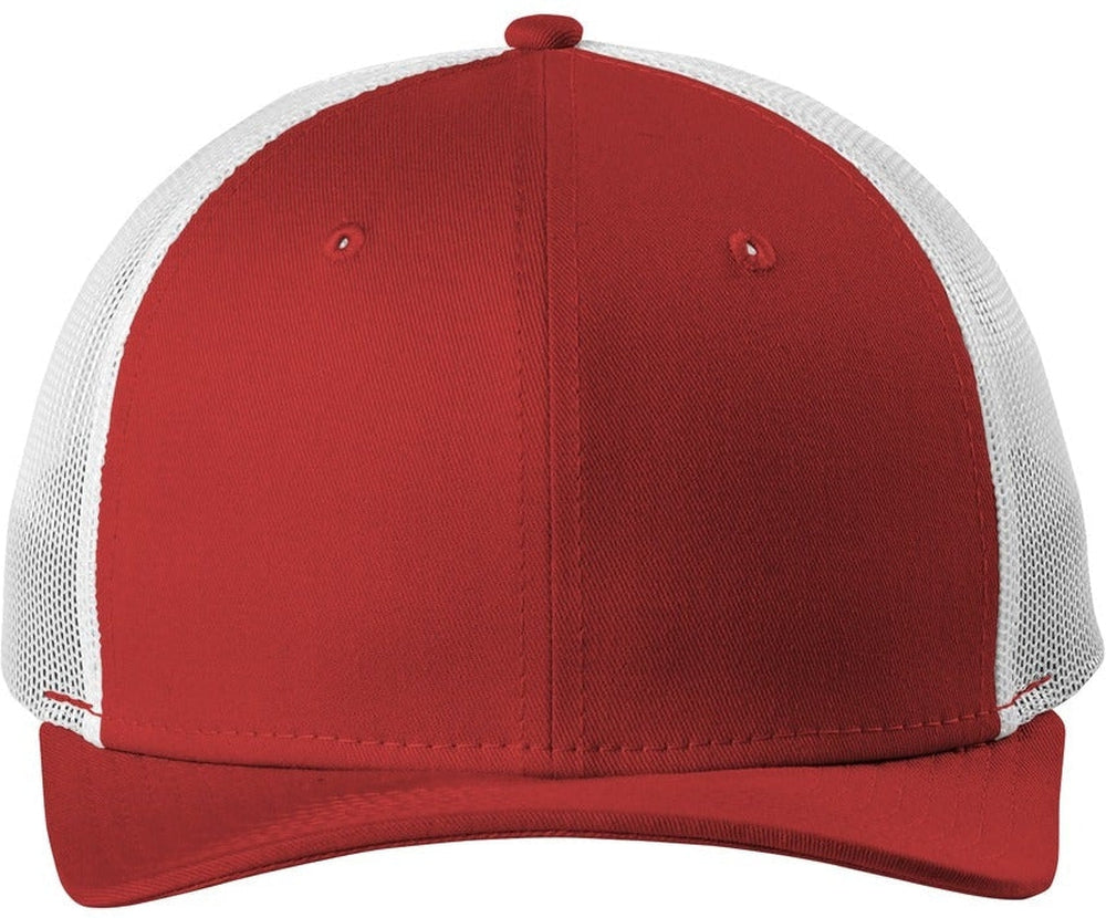 New Era Snapback Low Profile Trucker Cap-Regular-New Era-Scarlet/White-OSFA-Thread Logic