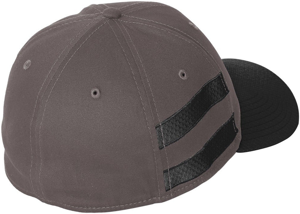 no-logo New Era Stretch Cotton Striped Cap-Active-New Era-Thread Logic no-logo