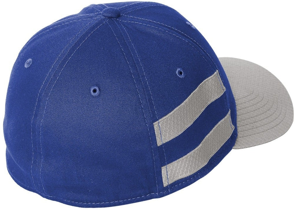 no-logo New Era Stretch Cotton Striped Cap-Active-New Era-Thread Logic no-logo
