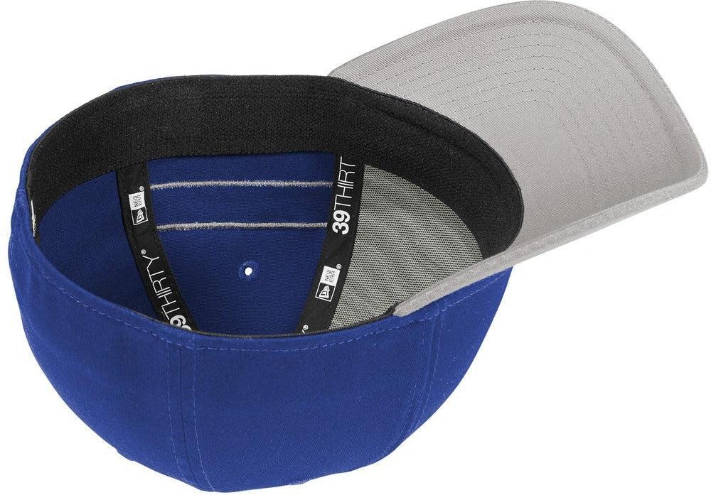 no-logo New Era Stretch Cotton Striped Cap-Active-New Era-Thread Logic no-logo
