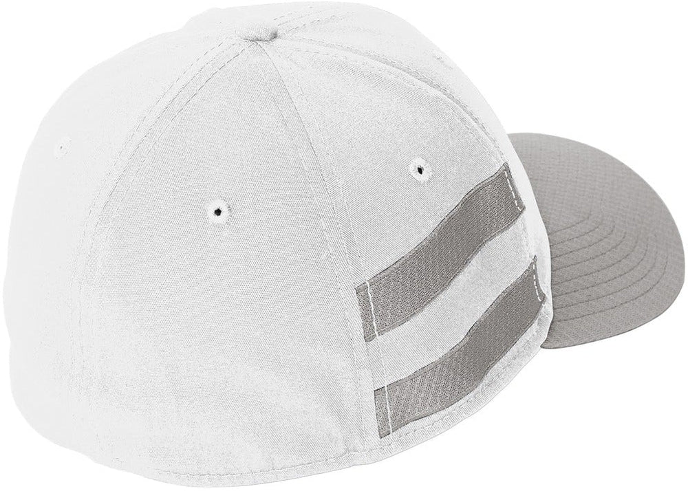 no-logo New Era Stretch Cotton Striped Cap-Active-New Era-Thread Logic no-logo