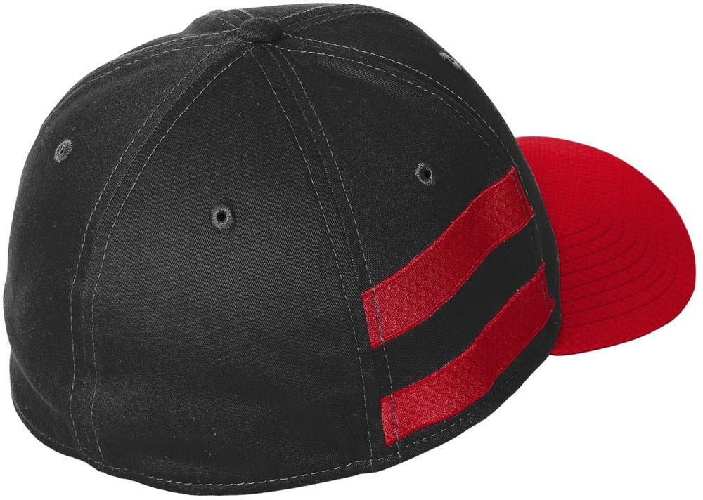 no-logo New Era Stretch Cotton Striped Cap-Active-New Era-Thread Logic no-logo