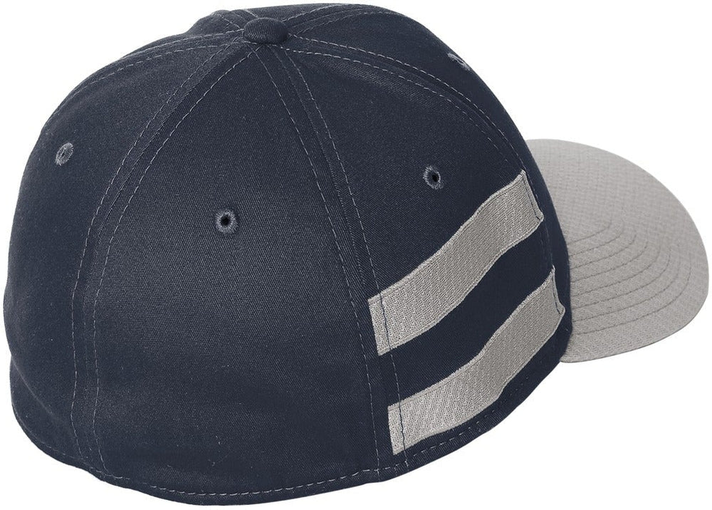 no-logo New Era Stretch Cotton Striped Cap-Active-New Era-Thread Logic no-logo