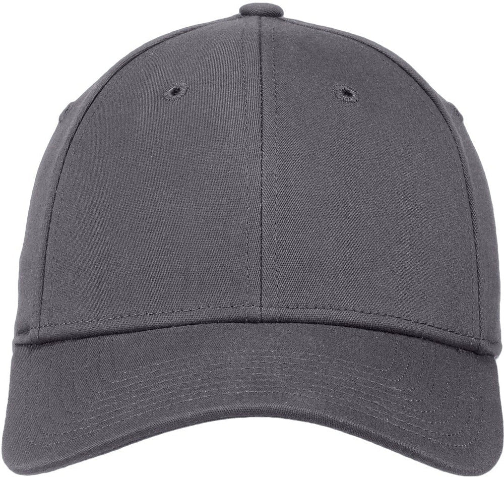 New Era Structured Fitted Cotton Cap-Regular-New Era-Graphite-S/M-Thread Logic no-logo